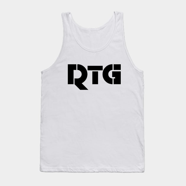 Respect The Game Logo - Black Tank Top by Studio IV Designs 